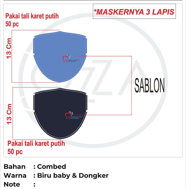 Desain Masker Panitia