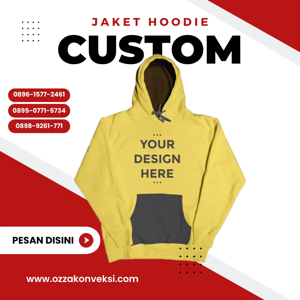 Jaket Hoodie Custom

