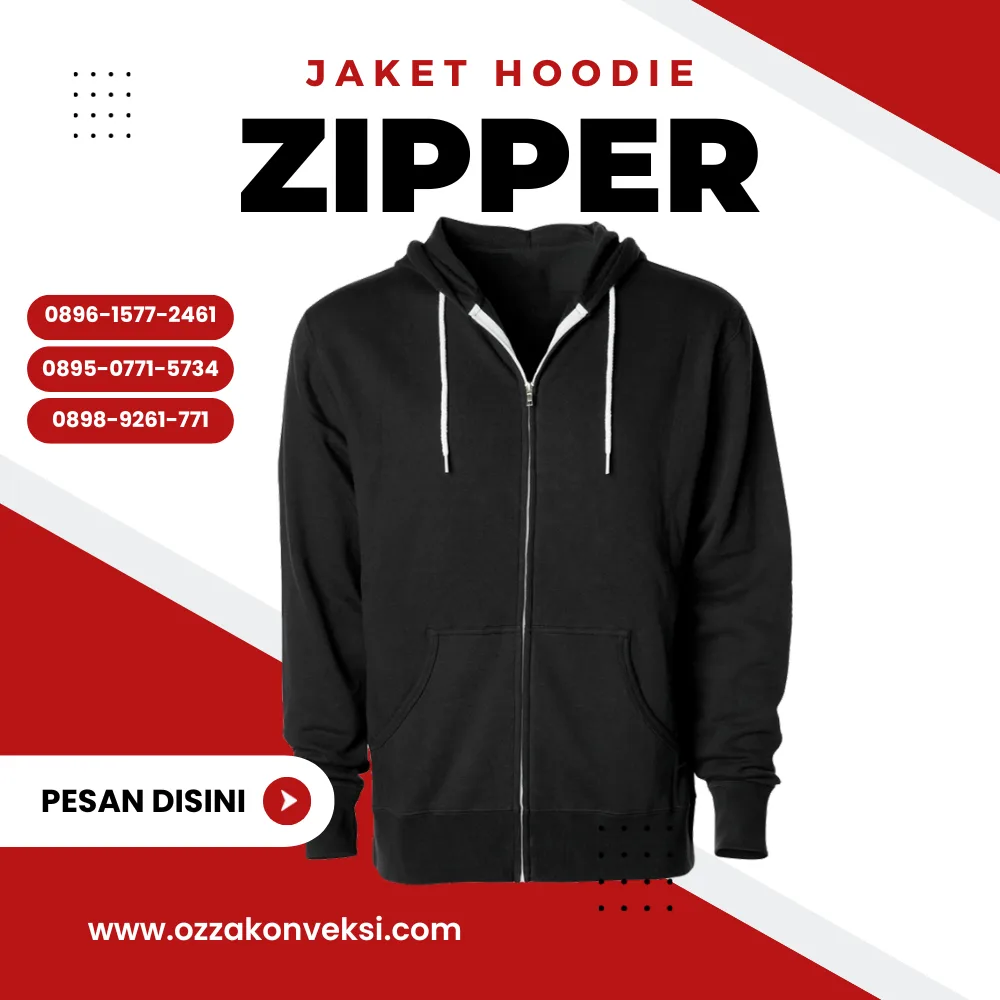 Jaket Hoodie Zipper
