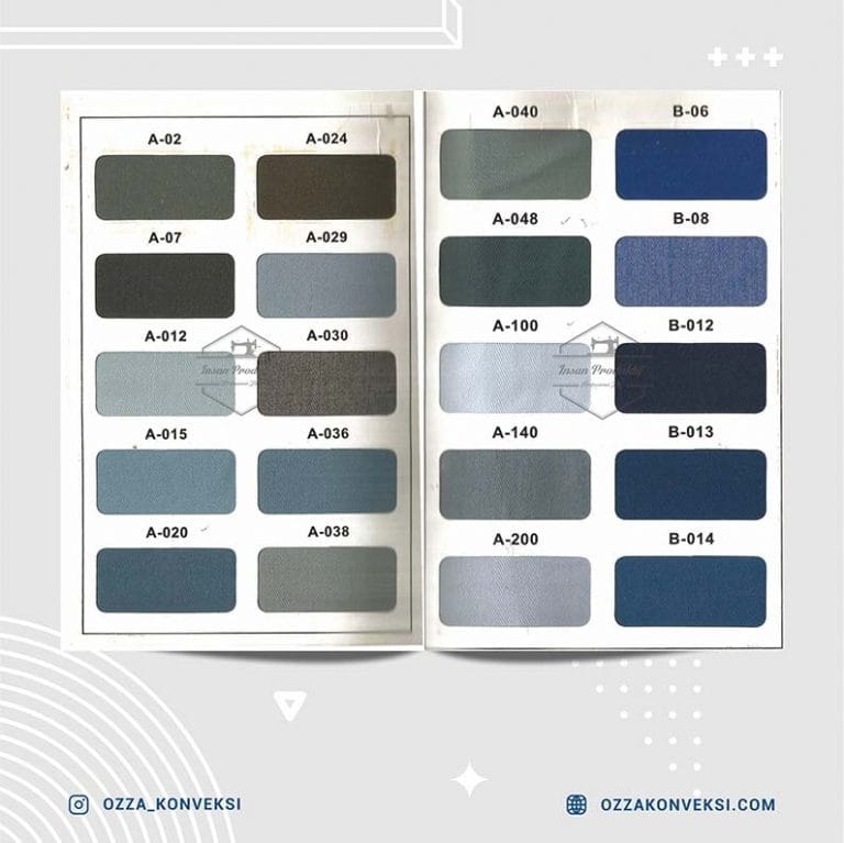 Warna Bahan Kain » Daftar Warna Kain Terlengkap