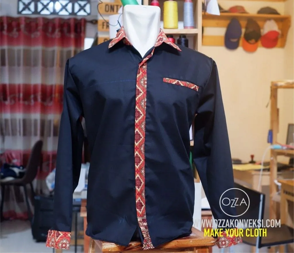 Seragam PDH Batik Kombinasi
