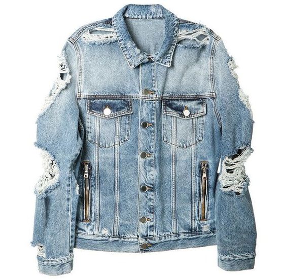 Jaket Jeans Ripped