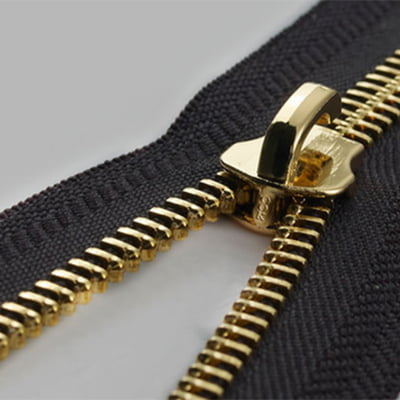 metal zipper