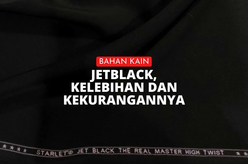 Bahan Kain Jetblack