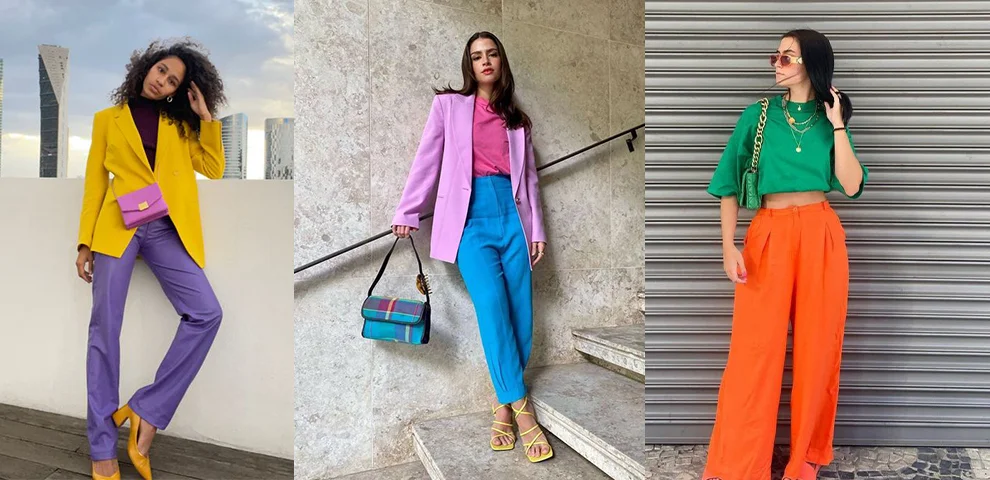 Contoh Padu Padan Baju Warna Komplementer