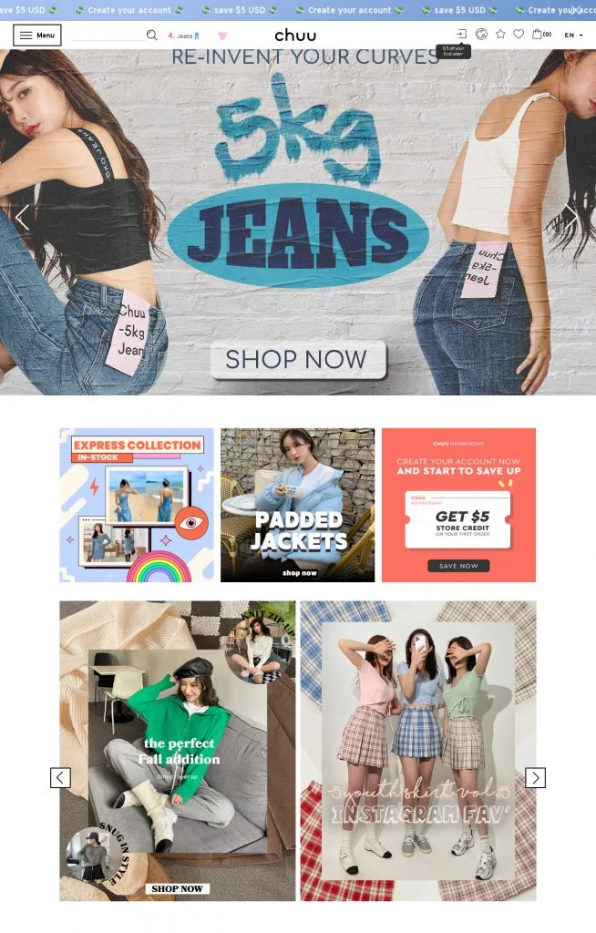 Brand Fashion Korea - CHUU