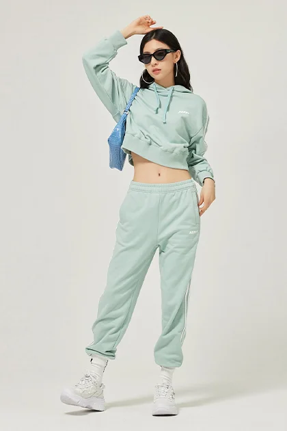 Nerdy Crop Pullover Hoodie