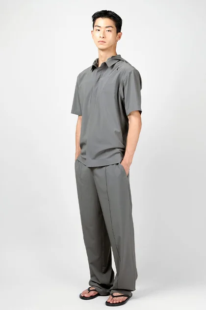 Zip Shirt With Hoodie By Hyein Seo