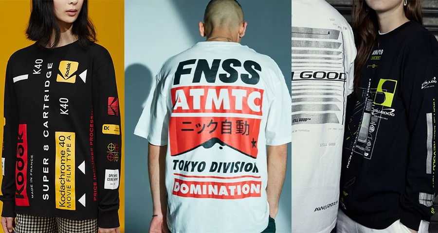 Fashion Item Streetwear Kaos Grafis