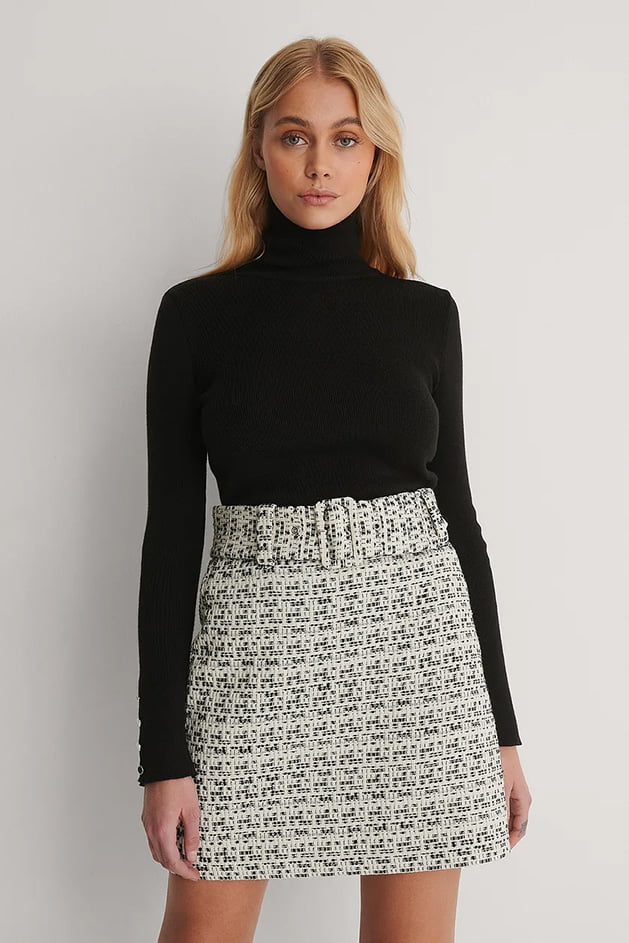 Mini Skirt Tweed
