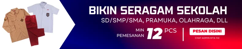 Banner Bikin Seragam Sekolah Murah