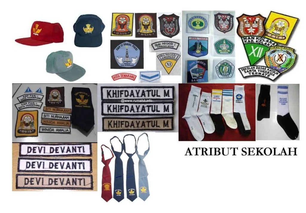 Macam Macam Atribut Sekolah