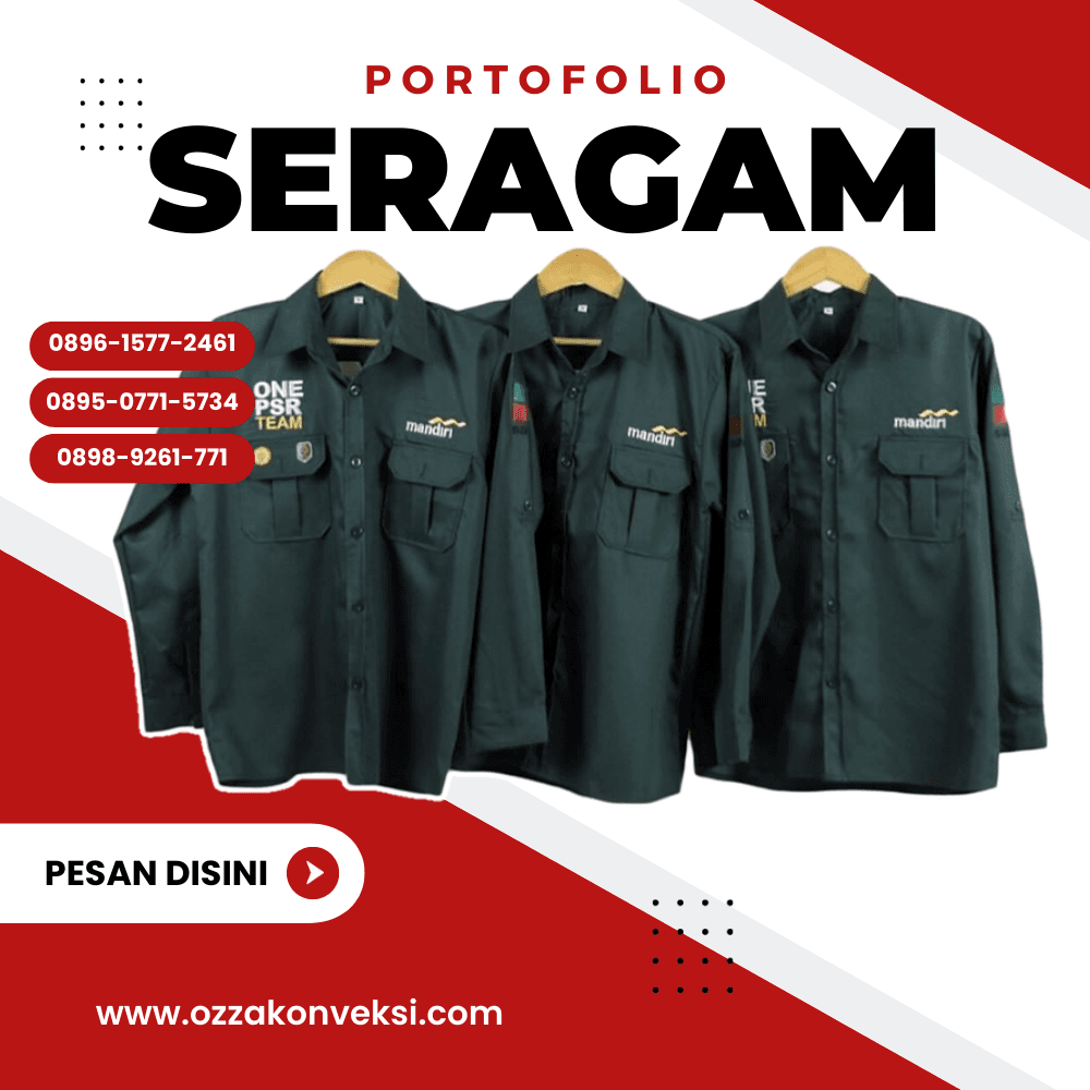 Konveksi PDH Lengan Panjang