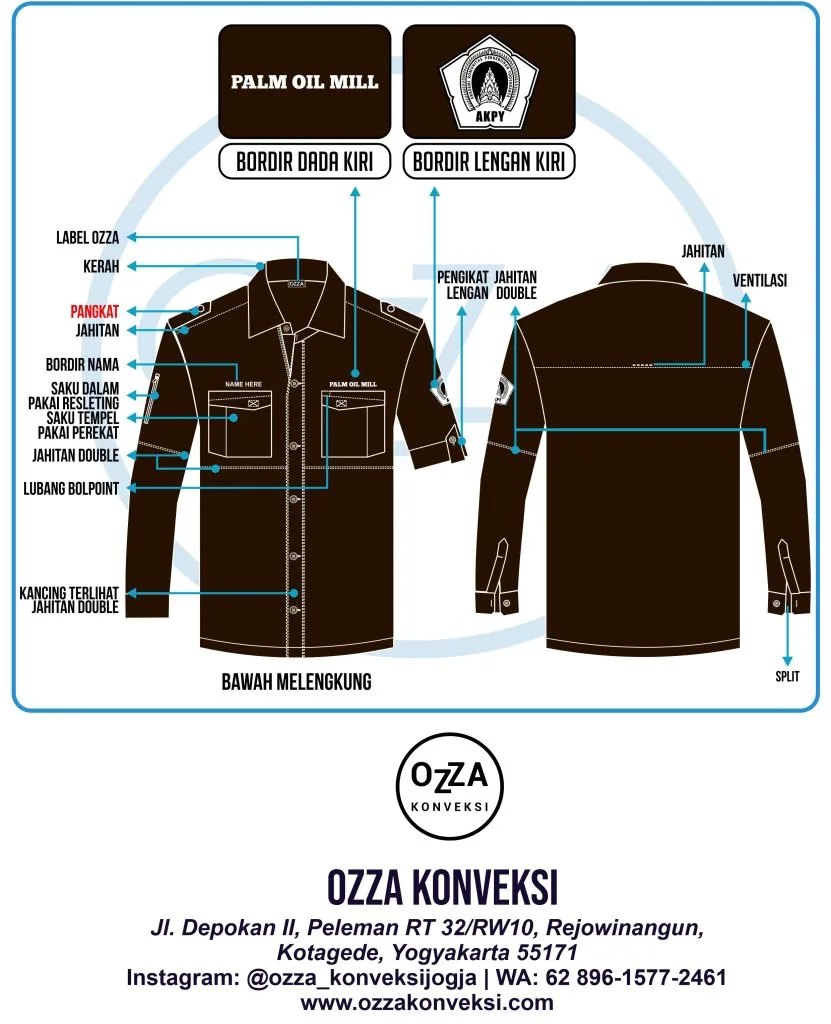 Download Template Kemeja Tactical CDR