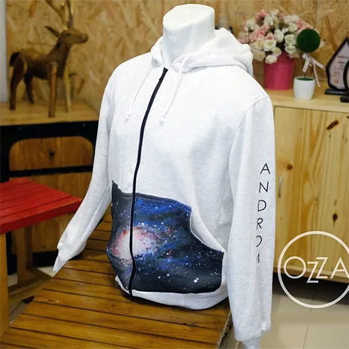 Jaket Hoodie Fleece Cotton