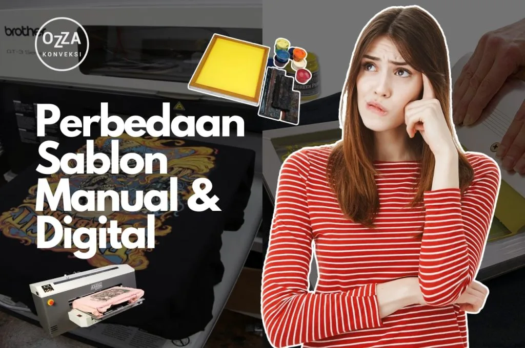 Perbedaan Sablon Manual dan Sablon Digital